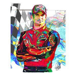 Jeff Gordon Nascar Stock Car Racing Poster Print Wall Art 18x24